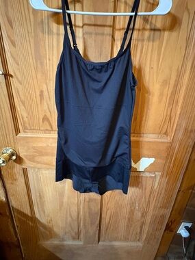 Maidenform Black Shapewear Slip with Adjustable Straps